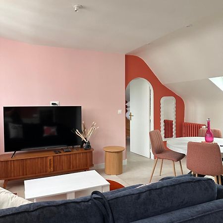 Grand Appartement Ultra Moderne Plein Centre, Plage A Pieds, Avec Parking Concarneau Esterno foto