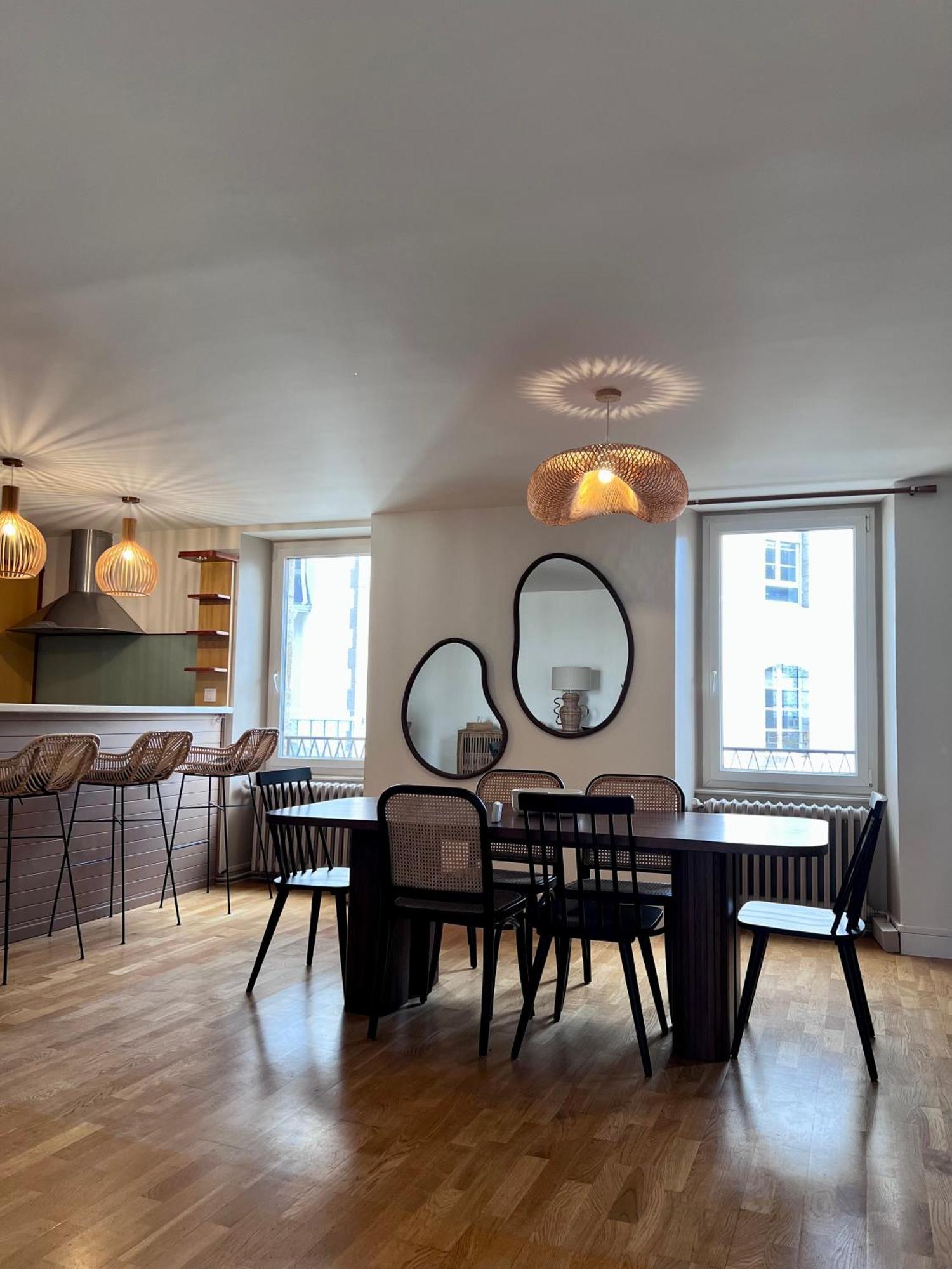 Grand Appartement Ultra Moderne Plein Centre, Plage A Pieds, Avec Parking Concarneau Esterno foto